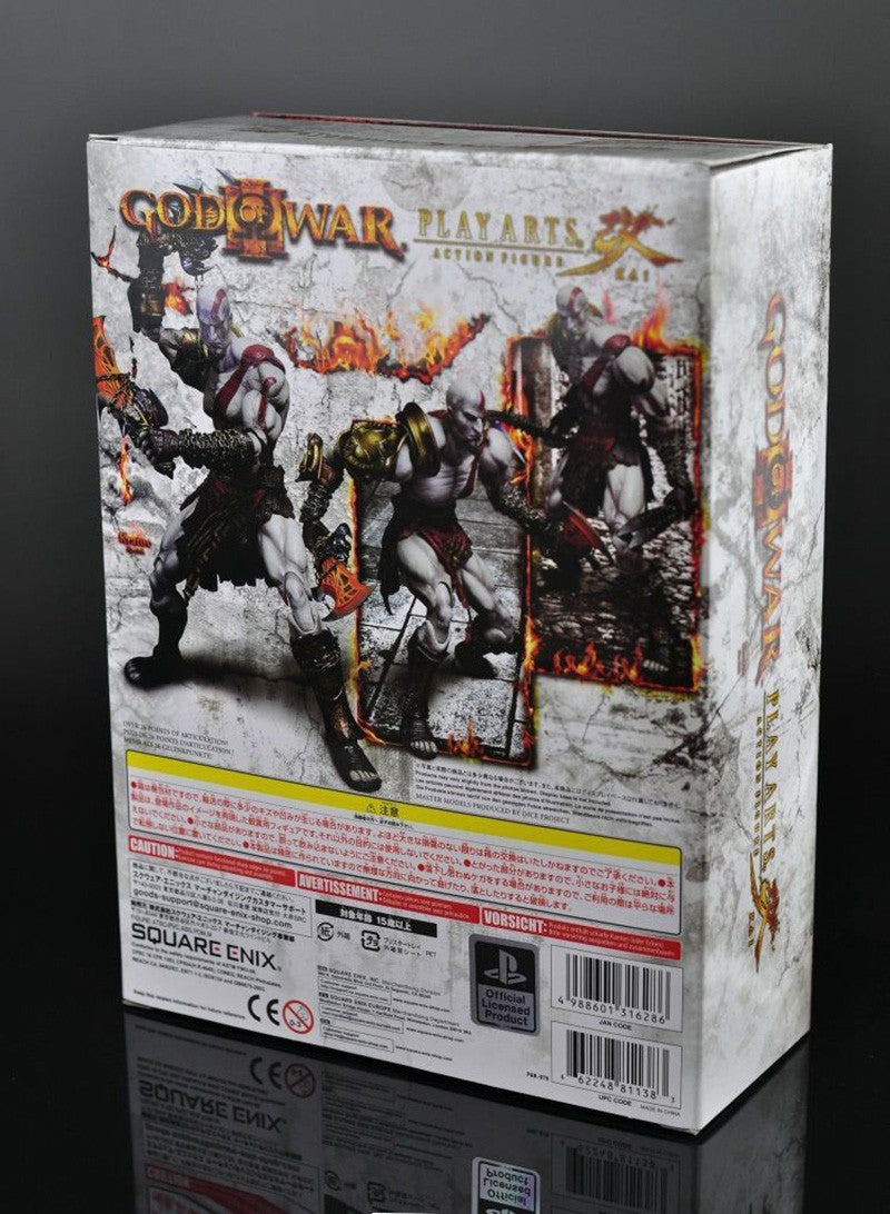Play Arts Kai Boneco de Ação God of War Kratos Bonecos de Ação Modelo Colecionável Brinquedos Presentes Criativos Decoração de Quarto de Amigos Boneca