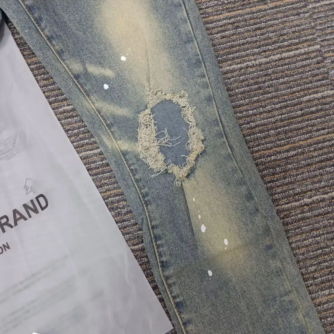 Calça Jeans Masculina Hip Hop Estilo Hong Kong Verão Nova Estampa de Letras Streetwear Tendência Calças Compridas Legais e Bonitas Transfronteiriças