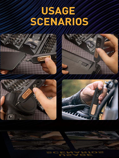 Conjunto de Chaves de Fenda de Precisão Multifuncional 180 em 1, Pontas Magnéticas Phillips, Ferramenta de Reparo Manual para Celular iPhone & PC & Óculos, Presente.