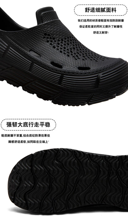Summer Sandals Men Beach Slipper Platform Soft Sole Waterproof Anti-Slip Sandals Water Shoes Outdoor Sport Hollow out Men Shoes