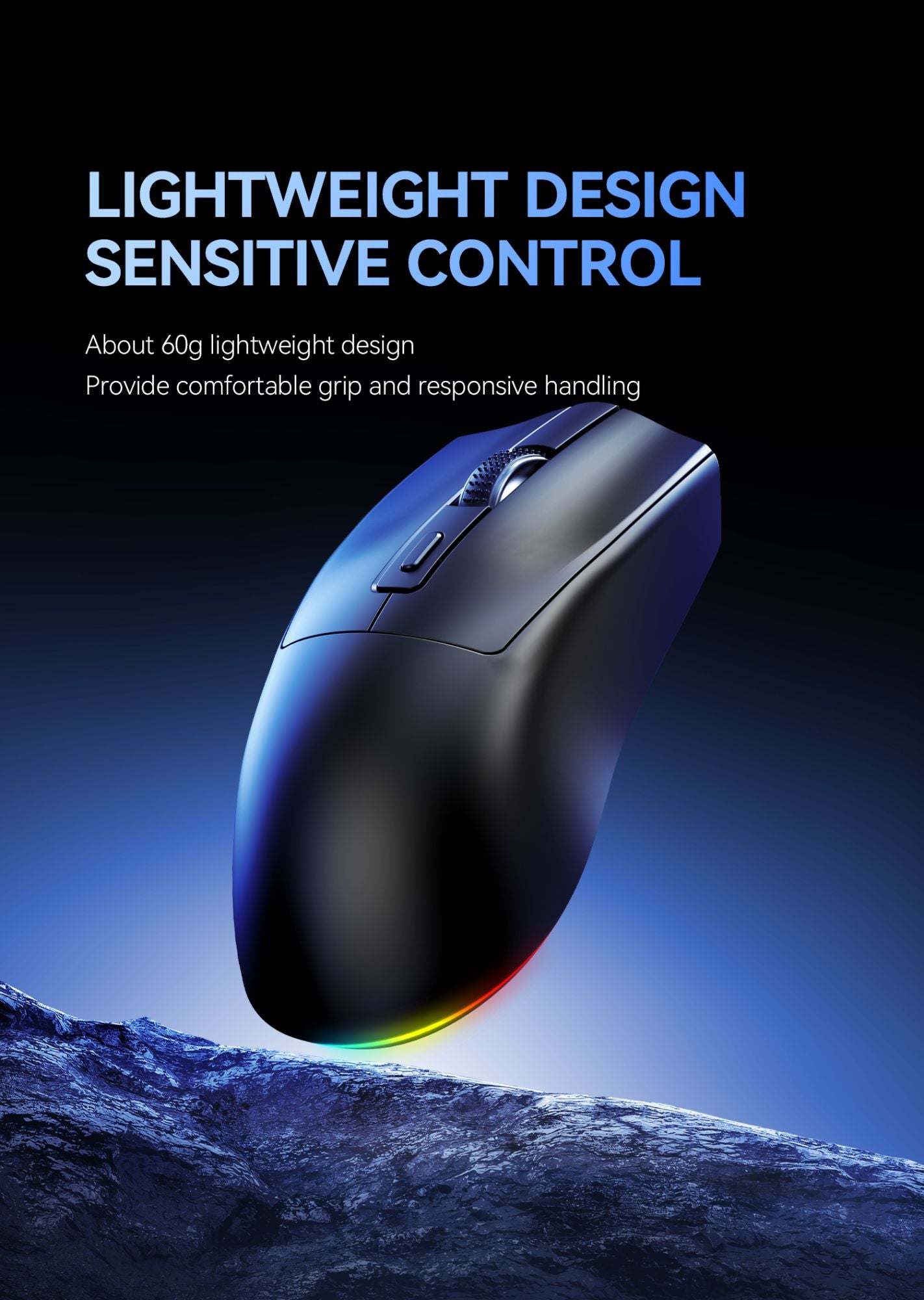 LEAVEN X3 2.4G Bluetooth Modo Duplo Receptor Mouse Óptico Sem Fio Mouse Gamer 1600DPI Mouse Compatível com Bluetooth para MacBook L