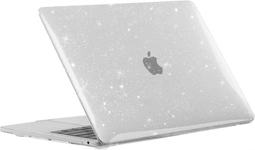 Glitter Hard Laptop Case for Macbook Air 13.6 M4 15 M3 Sparkly Clear Cover for Mac Book Pro 13 M1 M2 14 M4 16 Sleeve Accessories
