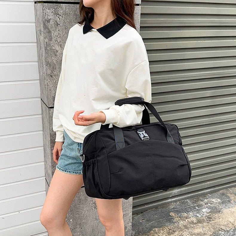Women Travel Tote Bag Casual Outdoor Travel Short Trip Luggage Shoulder Bags Portable Commuting Gym Fitness Sports Handbag
