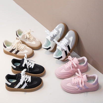 Children Tennis Shoes 2025 New Simple Kids Sneakers for Girls Patchwork Non-slip Boys Causal School Running Sneakers Non-slip