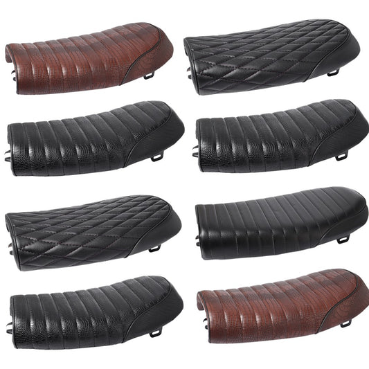 Motorcycle Cafe Racer Vintage Replacement Hump Saddle Seat Bag Suitable Hump Cushion For Yamaha Kawasaki Honda Cg125