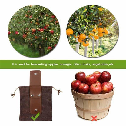 Multipurpose Collapsible Canvas Foraging Bag Berry Mushroom Picker Drawstring for Camping Hiking Beachcombing Outdoor Gear