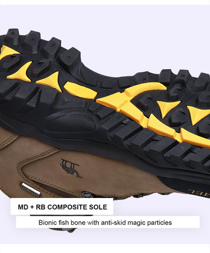 GOLDEN CAMEL Waterproof Hiking Shoes Men and Women Outdoor Anti-Slip Climbing Trekking Shoes for Men 2023 Leather Hiking Boots