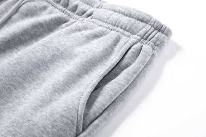 Men's Casual Pants Autumn Winter Fleece Sweatpants Men Running Jogger Sports Gym Trousers Fashion Solid Color Workout Long Pants