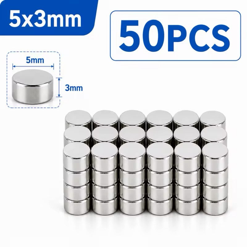50 Pieces Magnets For 3D Printing,4x2 5x2 6x2 8x2 10x2mm Mini Magnets For 3D Printing,Refrigerator,Office, DIY, Crafts