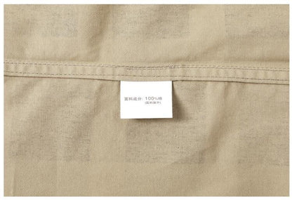 Quality Men Outdoor Long-sleeved Multi-pockets Plaid Shirts New Spring Male Cotton Loose Tooling Shirts Quality Man Cargo Shirts