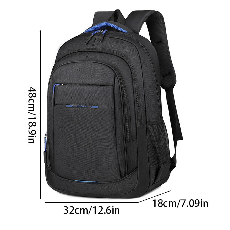 Durable Travel Laptop Backpack - Waterproof, Padded Laptop Compartment, Multiple Pockets, Essential for Business and College Stu