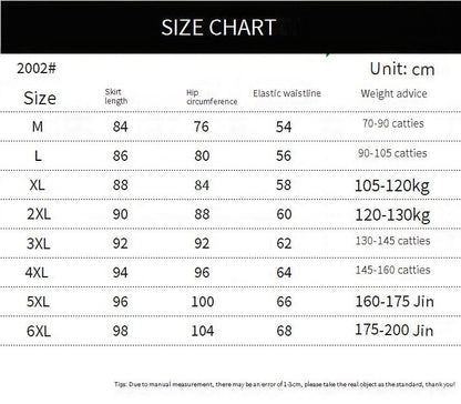 Plus size women's fashionable knitted half skirt high waist slit A-line skirt high stretch ankle length mid length skirt