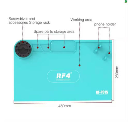 Microscópio Trinocular Estéreo RF4 360° com Braço Articulado para Reparo de Placas PCB de Celulares e Câmera Termográfica 4K C39
