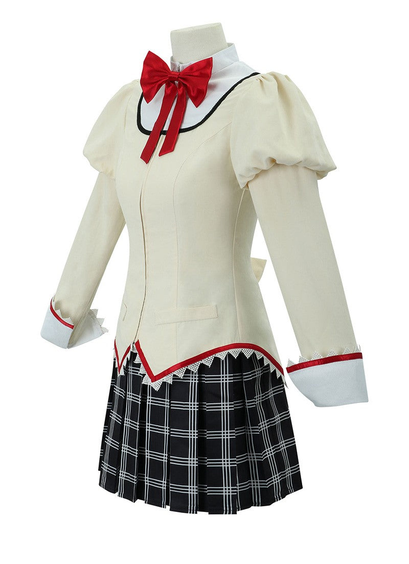 Kaname Madoka Akemi Homura Miki Sayaka Sakura Kyouko Tomoe Mami Cosplay Puella Magi Madoka Magica Costume School Uniforms Outfit