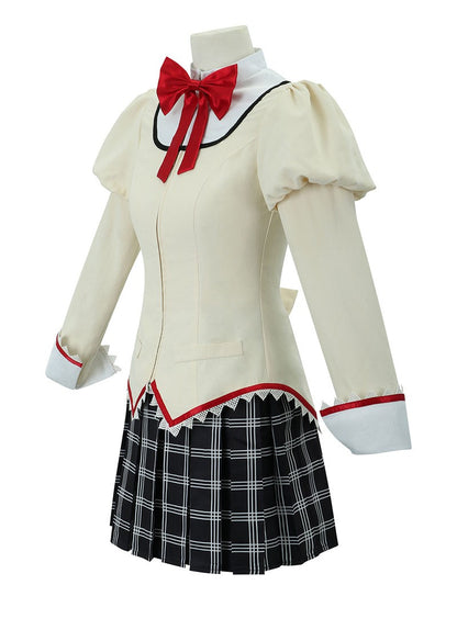 Kaname Madoka Akemi Homura Miki Sayaka Sakura Kyouko Tomoe Mami Cosplay Puella Magi Madoka Magica Costume School Uniforms Outfit