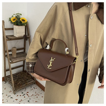 2025 New Retro Small Square Bag Leisure Bag Single Shoulder Crossbody Bag Versatile Commuter Postman Bag