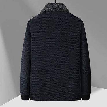 2024 New style Men's Woolen Coat Winter Classic Casual Overcoat Mens high quality Thicken trench coat men full size M-4XL