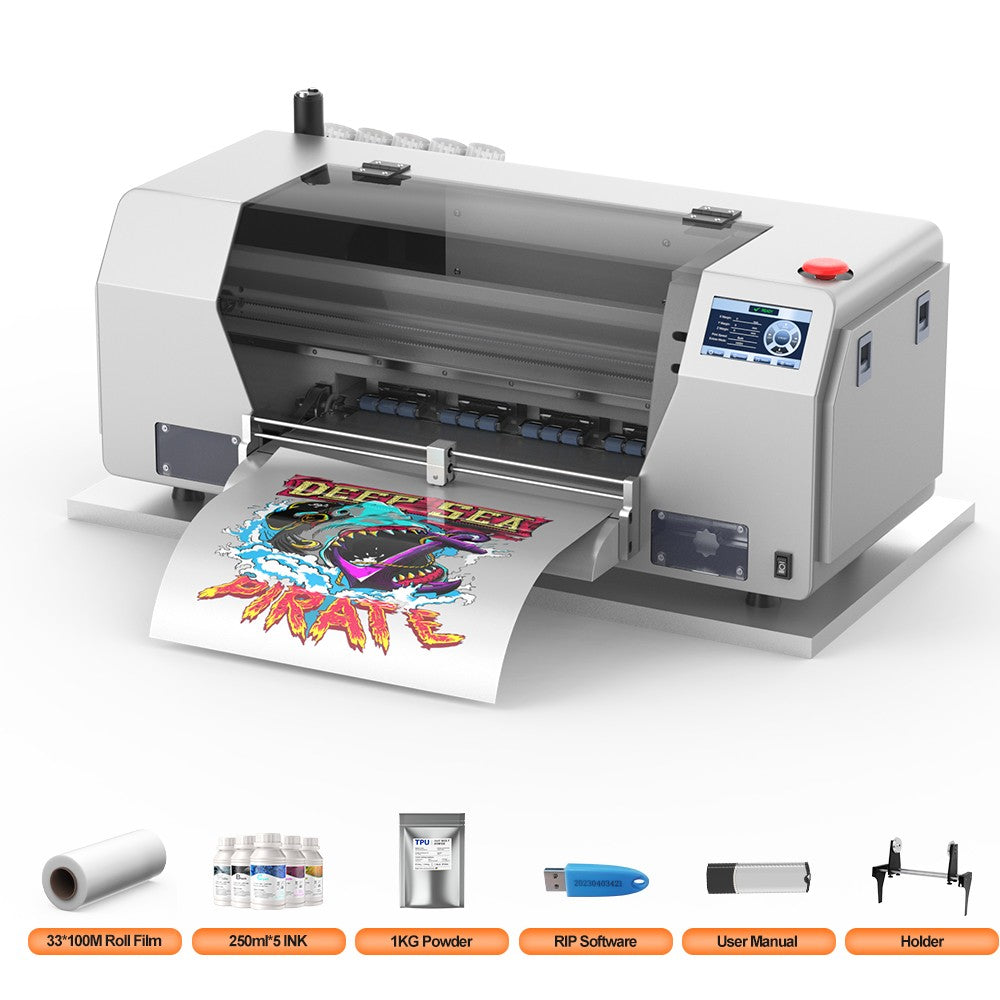 US/EU Stock A3 XP600 DTF Printer Machine A3 UV Sticker Printer DTF Printer Direct to Film Print DTF Printer A4 T-Shirt Printer