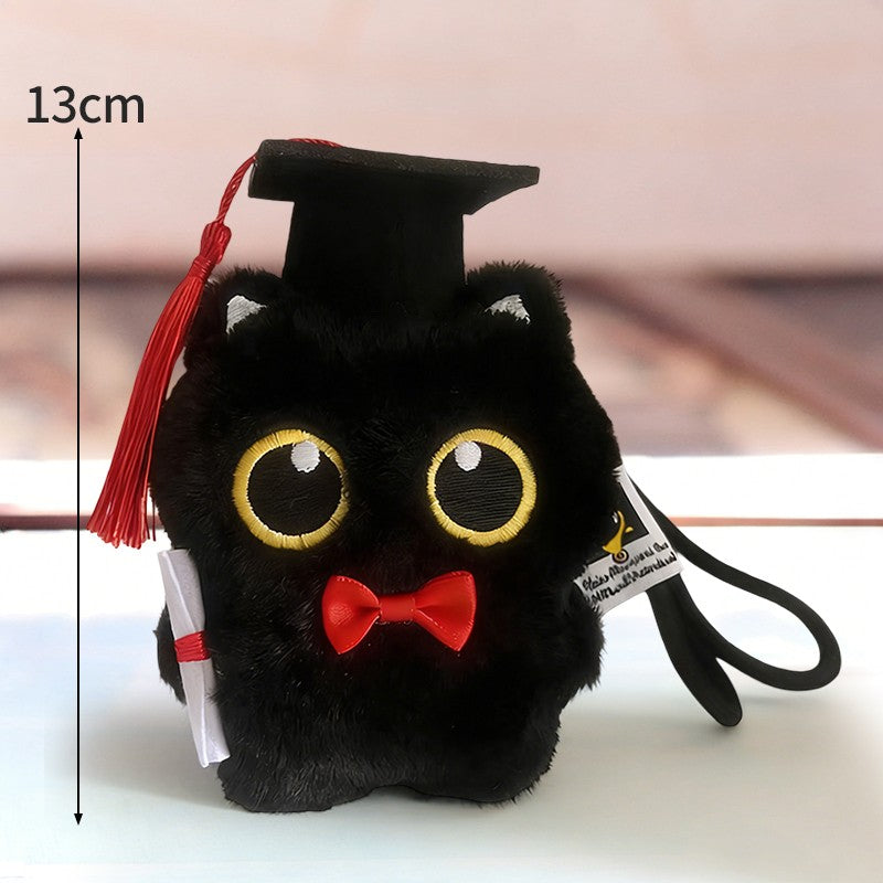 Gothic Bunny Plush Keychain Rabbit Bag Charm Bandage Rabbit Pendant Dark Horror Bunny Doll Keyring Bag Charm Halloween Gifts