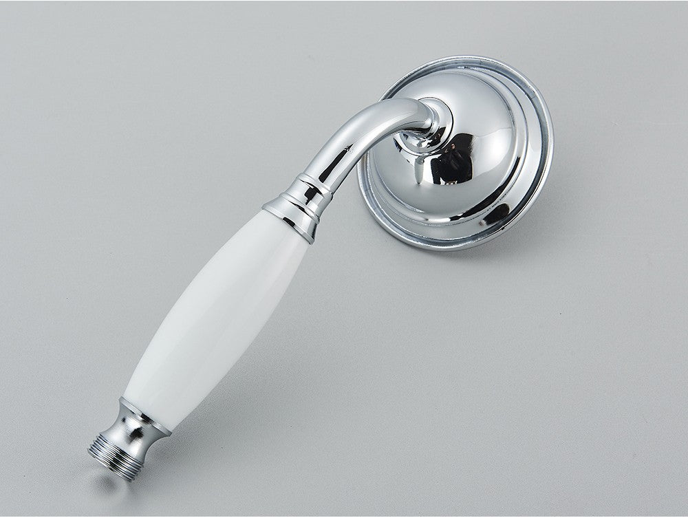 Ducha Chuveiro Banheiro Vintage Cerâmica Latão Montado Parede Torneira Pulverizador Acessório Hardware Chuveirinho