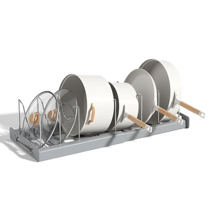 Rack de armazenamento de artefato de utensílios de cozinha, rack de armazenamento dobrável de utensílios de cozinha, rack de armazenamento de tampas de panela de cozinha