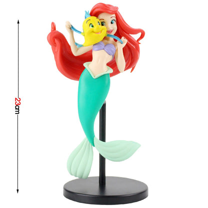 5 estilo Desenho Animado Q Posket Princesa Sereia Pequena Sereia Figura Super Premium Modelo de PVC Brinquedos Colecionáveis Presente para meninas