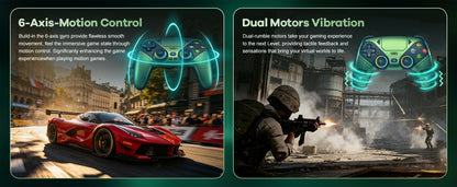 RGB Light Controller For PlayStation 5/PS5 Pro/Slim/PC Wireless Gamepad Marco/Turbo NO Drift Hall Effect Gaming Control Joystick