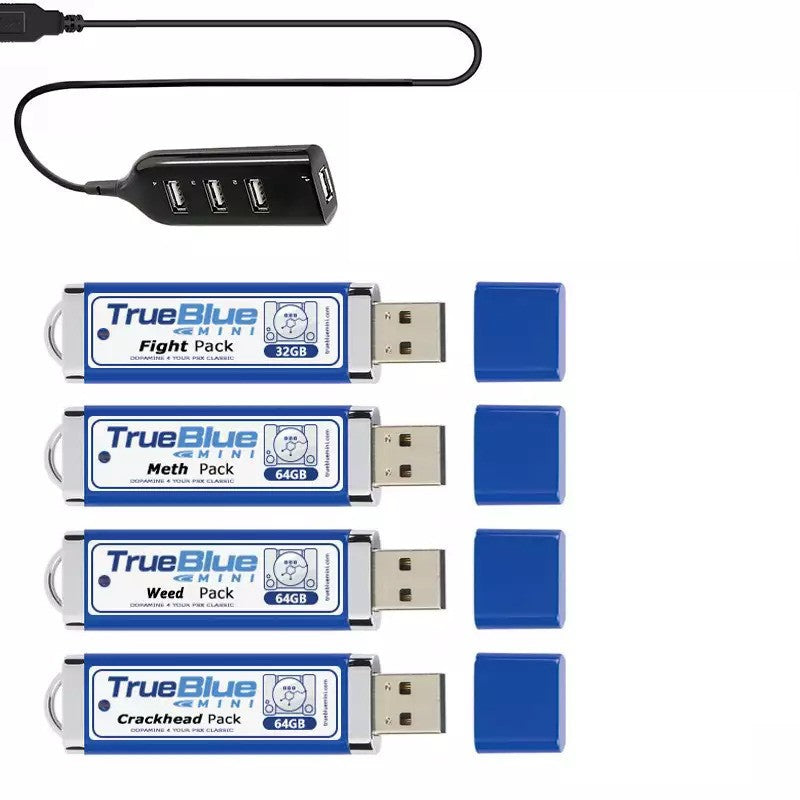 For True Blue Mini PACK CRACKHEAD/METH/WEED PACK64G/FIGHT PACK32GB/OVERDOSE PACK128GB For Genesis/Mega Drive/Playstation Classic