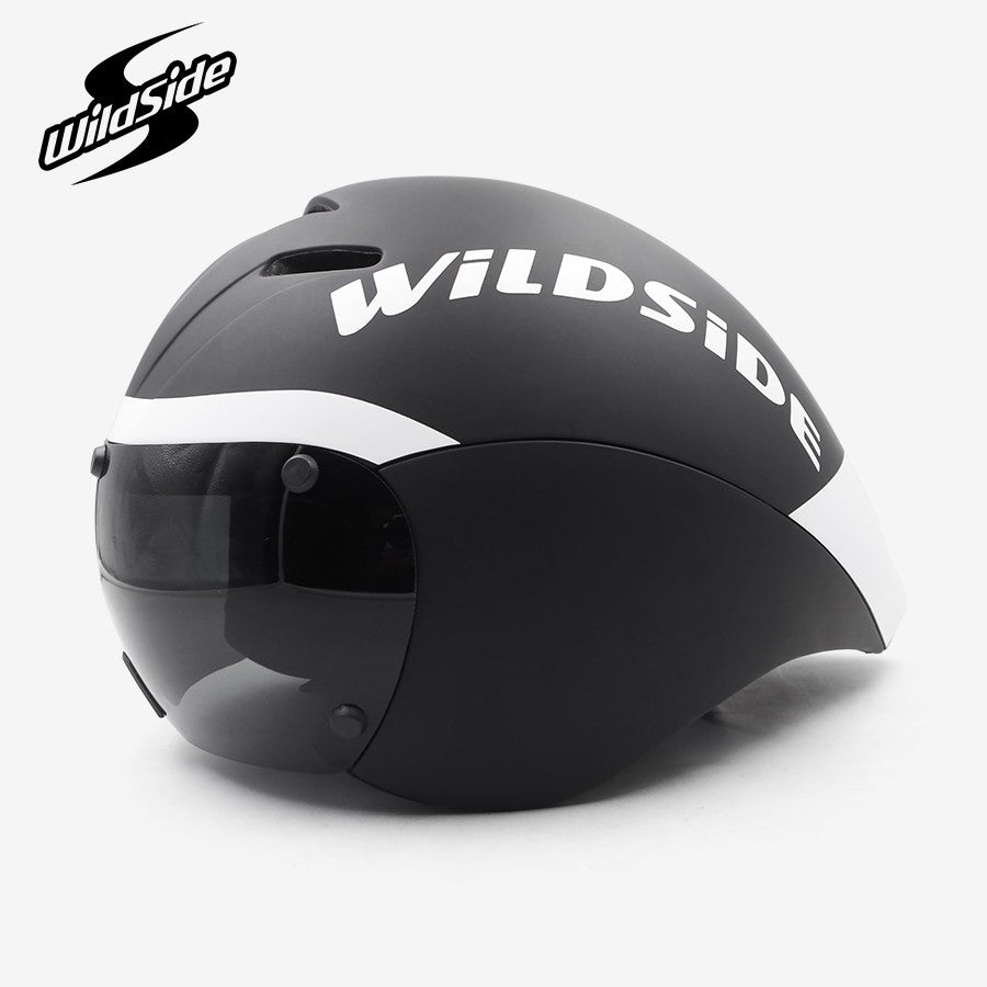 TT Óculos de Lente de Capacete de Ciclismo Capacete de Bicicleta de Estrada Aero Triathlon Tri Capacete de Ciclismo de Corrida de Contrarrelógio Masculino Acessórios de Casco Ciclismo