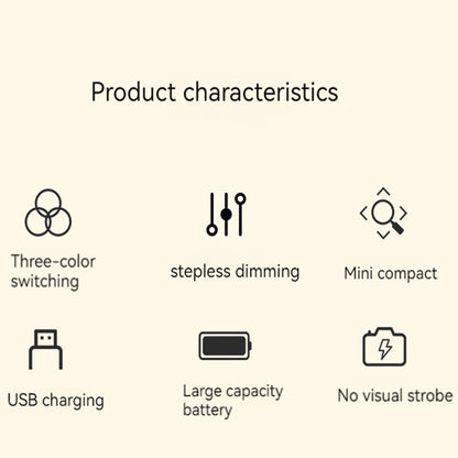 Touch Rechargeable LED Bedside Lamp 3 Colors USB Stepless Dimming Night Light Eye Protection For Bedroom Reading Table Lamp