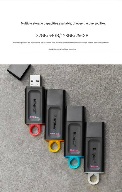 Kingston genuine USB flash drive, high-speed car dashcam, mobile phone/computer, student DIY