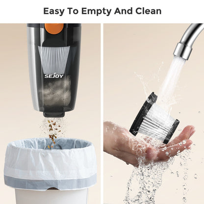 Sejoy 110/220v Corded Vacuum Cleaners 15Kpa Powerful Suction 600W Motor Stick Handheld Vacuum Cleaner for Home Pet Hair Carpet