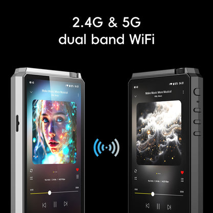 HiBy R6III 2025 / R6 Geração 3 Reprodutor de Música MP3 Android 12 DAC USB HIFI WiFi Bluetooth 5.0 CS43198 *4 MQA16x DSD512 PCM768 4500mAh