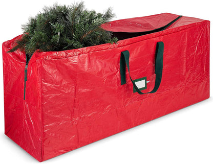 Christmas Tree Storage Bag Heavy Duty Tree Bag Reinforced Handle and Zipper Waterproof Storage Bag Christmas Packaging Bag