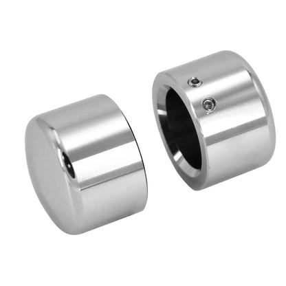2 peças Tampa do Eixo Dianteiro da Motocicleta Porca Capa Parafuso Preto/Cromado Para Harley Touring Softail Breakout Dyna Street Bob V-Rod Sportster