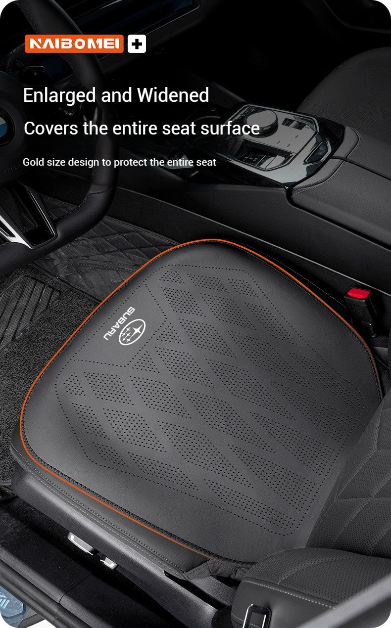 Almofada de Assento Ventilada de Couro para Carro Capa de Assento para Subaru STI Brz Wrx Xv Ascent Forester Outback Impreza Legacy Acessórios