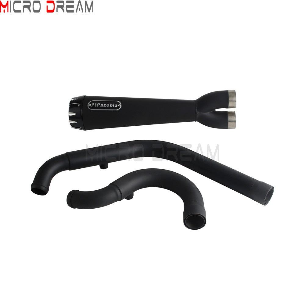 For Harley Softail Low Rider ST FXLRST 117 2025-26 Full Complete Exhaust System Swept-up Muffler Motorcycle Exhaust Pipes 2-In-1