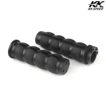 Retro Motorcycle Handle Bar Hand Grips 25MM Aluminum Rubber Handle for Harley Touring Softail Fat Boy Sportster XL 883 1200 Dyna