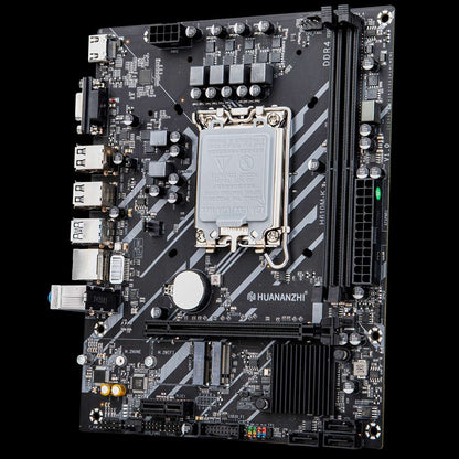Placa-mãe HUANANZHI H610M K MATX DDR4, suporte para CPU Intel LGA 1700 de 12ª 13ª 14ª Geração H610 12100F 12400F 12490F 12600F 12700F 13600F
