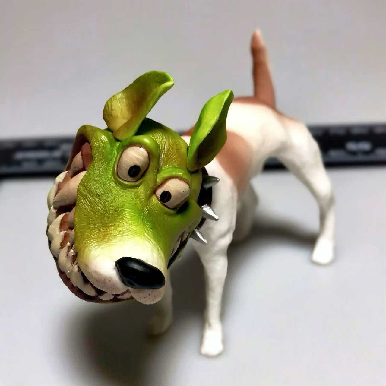 7cm The Mask Dog Action Figures Estátua Anime Figura The Mask Modelo Estatueta Decoração de Mesa Enfeites Presentes Infantis de Feriado Brinquedos