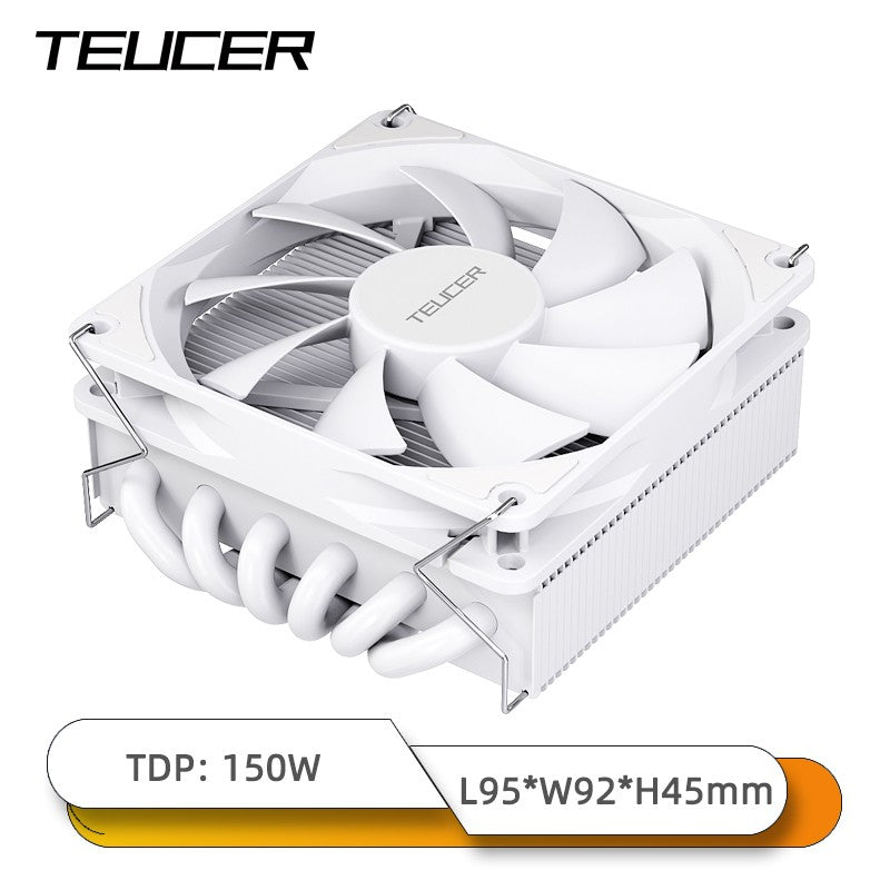 TEUCER UT45 Series CPU Cooler 45mm ITX Case Air Cooling Radiator with UT12015 FDB Fan for AM5 AM4 and LGA1700 1200 2011 for X99