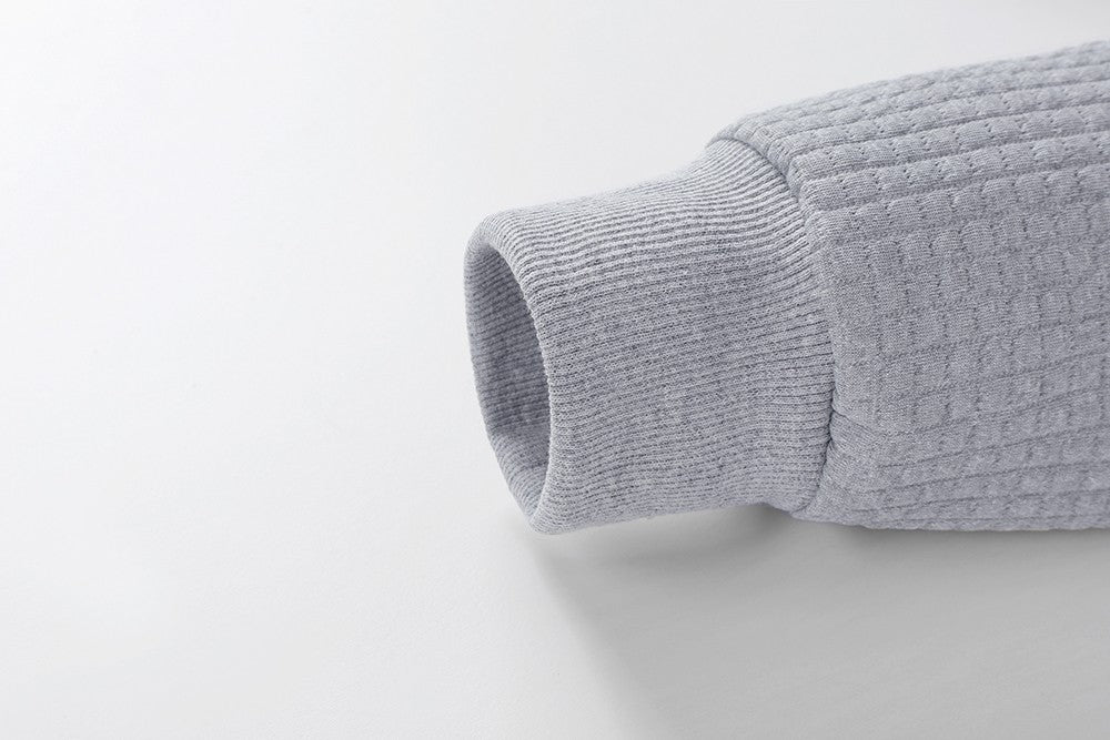 Men's Crew Neck Sweatshirts Solid Color  Long Sleeve Large Sweatwear Spring Autumn Outdoor Jogging Tops