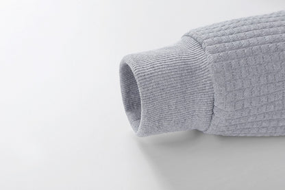 Men's Crew Neck Sweatshirts Solid Color  Long Sleeve Large Sweatwear Spring Autumn Outdoor Jogging Tops