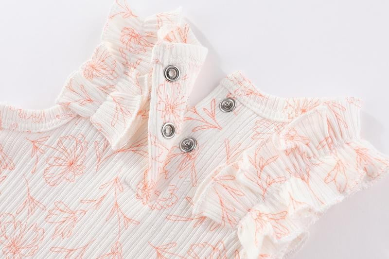 Kiddiezoom 5 Pcs/Lot Four Seasons Fashion Cartoon Short Sleeve Baby Boy Girl Bodysuits Soft 100%Cotton Newborn Onesies Clothes