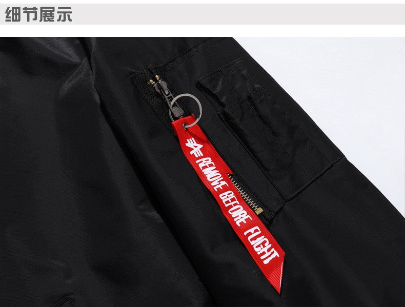 Hardcore Ma1 Bomber Jacket Pilot Men's Outerwear Army Flight Coat windproof waterproof Windbreaker Motorcycle Jacket Parkas