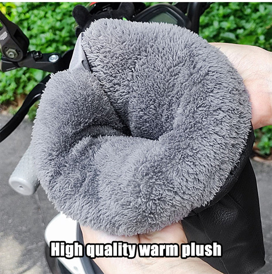Luvas de Guidão de Motocicleta Protetores de Mão Luvas Térmicas Impermeáveis para Bicicleta Capa de Mão Aquecedores de Mão para Inverno