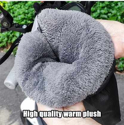 Luvas de Guidão de Motocicleta Protetores de Mão Luvas Térmicas Impermeáveis para Bicicleta Capa de Mão Aquecedores de Mão para Inverno
