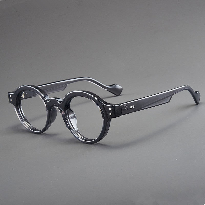 Retro Round Eyeglasses Suitable for Presbyopia Color-matching Trendy Small Frame HD Reading Glasses