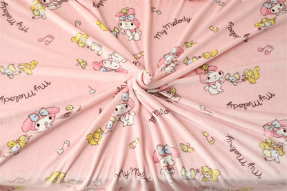 Sanrio Cute My Melody Warm Blanket Lovely Cartoon Printed Blanket For Office Dormitory Comfortable Nap Blanket Kawaii Sheet Girl