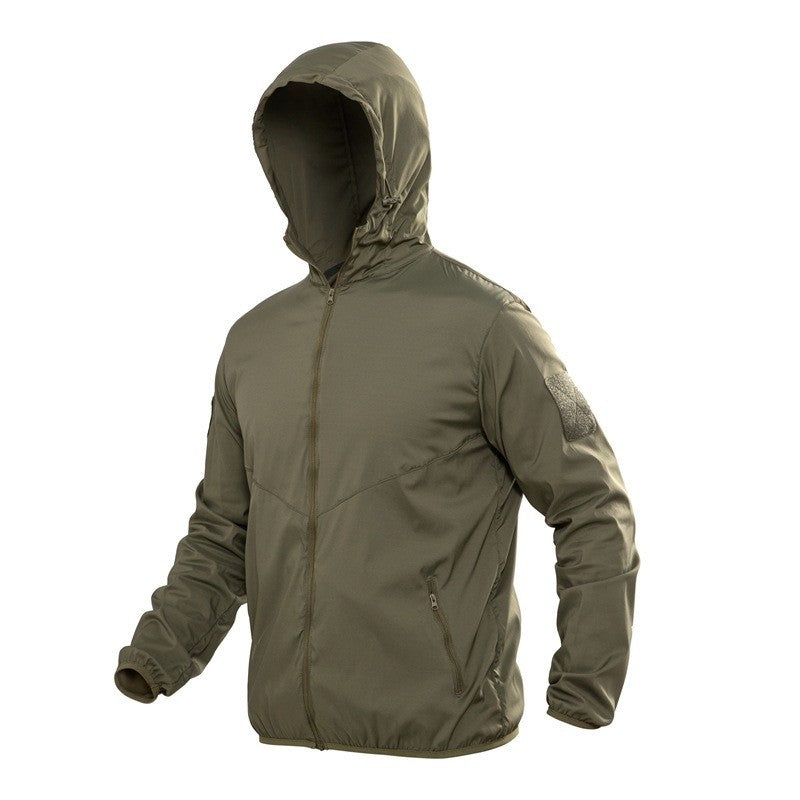 2025 New Thin Army Military Jackets Lightweight Quick Dry Windbreaker Jacket Summer Waterproof Tactical Skin Jacket Raincoat Men
